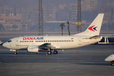 Photo of aircraft SU-KHM operated by Dana Air