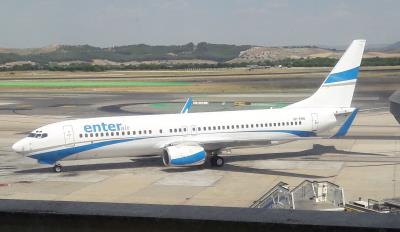 Image of aircraft registration SP-ENN - A 737-8CX(WL) operated by Enter Air