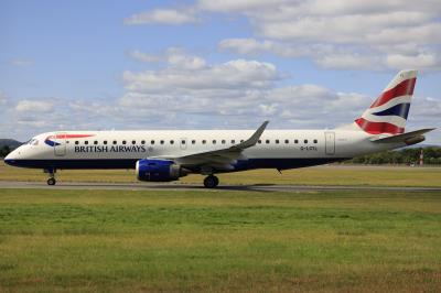 Image of aircraft registration G-LCYL - A ERJ-190-SR (ERJ-190-100 SR) operated by BA Cityflyer