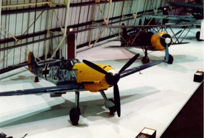 Image of aircraft registration 4101 - A Messerschmitt Bf 109-E-4/B operated by RAF Museum Hendon