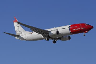 Image of aircraft registration EI-GBB - A 737-86N(WL) operated by Norwegian Air International
