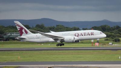Image of aircraft registration A7-BCN - A 787-8 Dreamliner operated by Qatar Airways