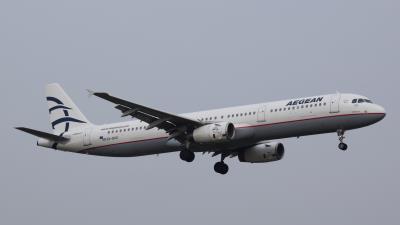 Image of aircraft registration SX-DVO - A A321-231 operated by Aegean Airlines