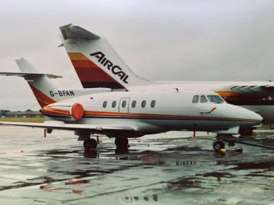 Photo of aircraft G-BFAN operated by Hawker Siddeley Aviation Ltd