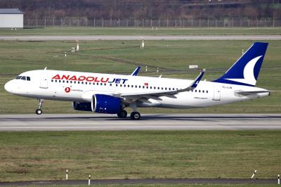 Photo of aircraft TC-LUN operated by Anadolu Jet