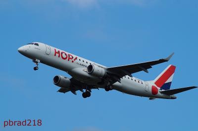 Image of aircraft registration F-HBLB - A ERJ-190-LR (ERJ-190-100 LR) operated by HOP!