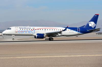 Image of aircraft registration XA-ACS - A ERJ-190-LR (ERJ-190-100 LR) operated by Aeromexico Connect