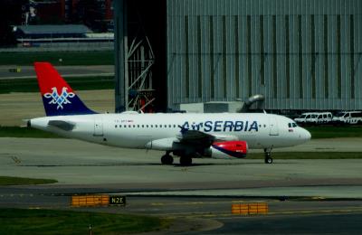Photo of aircraft YU-APF operated by Air Serbia