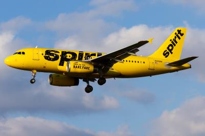 Image of aircraft registration N506NK - A A319-132 operated by Spirit Airlines