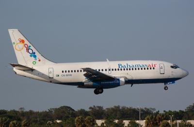 Image of aircraft registration C6-BFW - A 737-2K5 operated by Bahamasair