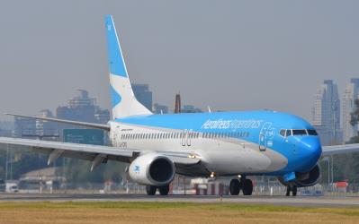 Photo of aircraft LV-CXS operated by Aerolineas Argentinas
