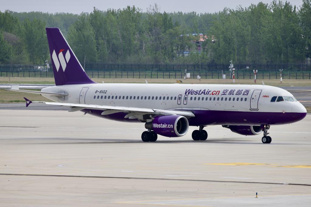 Photo of aircraft B-8102 operated by China West Air