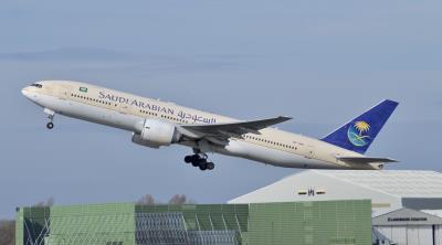Photo of aircraft HZ-AKH operated by Saudi Arabian Airlines