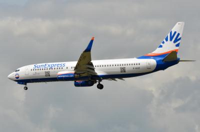 Photo of aircraft D-ASXF operated by SunExpress Germany