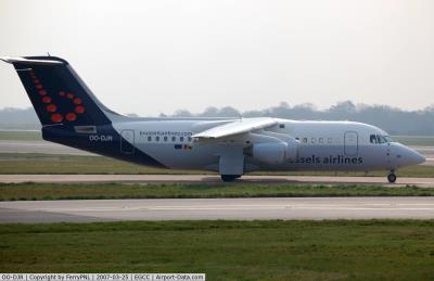 Photo of aircraft OO-DJR operated by Brussels Airlines