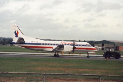 Image of aircraft registration N312AE - A Saab 340-B operated by American Eagle