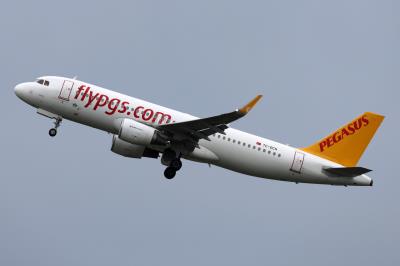 Image of aircraft registration TC-DCH - A A320-216(WL) operated by Pegasus