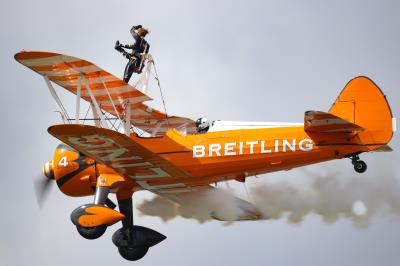 Photo of aircraft SE-BOG operated by Breitling Wing Walkers