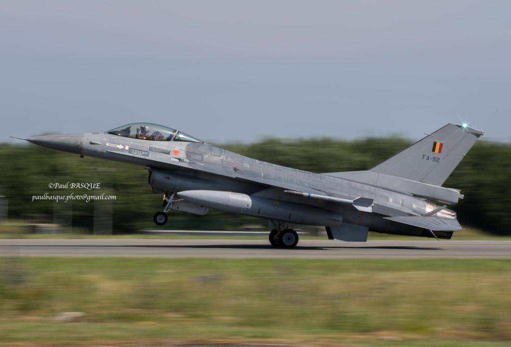 Photo of aircraft FA-92 operated by Belgian Air Force