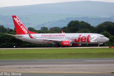 Image of aircraft registration G-JZHC - A 737-8K5(WL) operated by Jet2