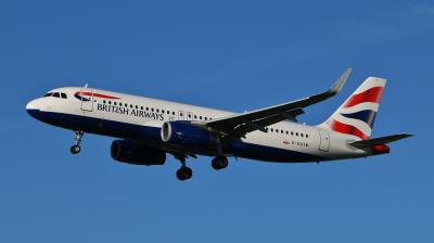 Image of aircraft registration G-EUYW - A A320-232(WL) operated by British Airways