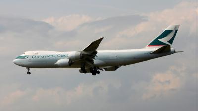 Image of aircraft registration B-LJF - A 747-867F operated by Cathay Pacific Airways