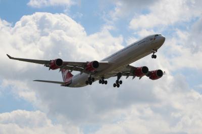Image of aircraft registration G-VWIN - A A340-642 operated by Virgin Atlantic Airways