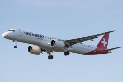 Photo of aircraft HB-AZI operated by Helvetic Airways
