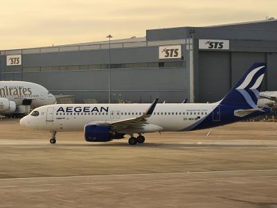 Photo of aircraft SX-NEK operated by Aegean Airlines