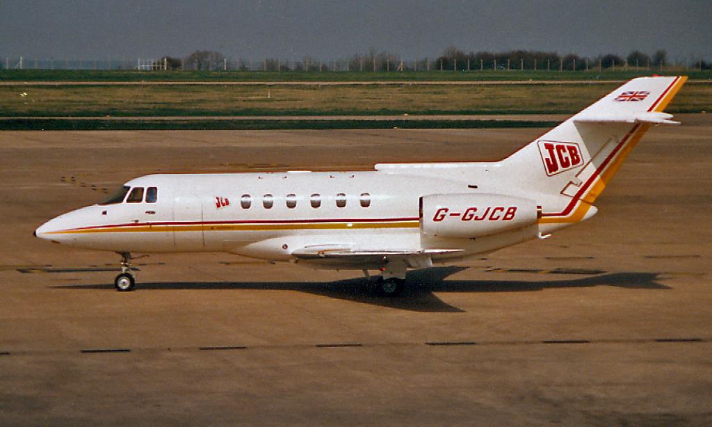 Photo of aircraft G-GJCB operated by J. C. Bamford (Excavators) Ltd