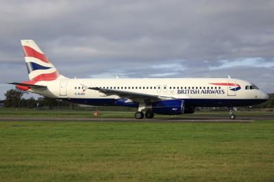 Image of aircraft registration G-EUUO - A A320-232 operated by British Airways