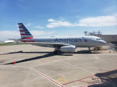 Image of aircraft registration N834AW - A A319-132 operated by American Airlines