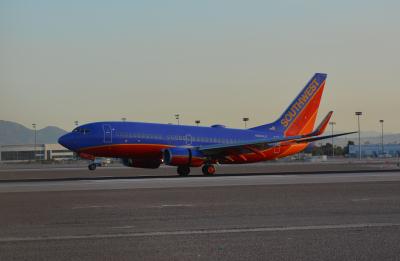 Image of aircraft registration N264LV - A 737-7H4(WL) operated by Southwest Airlines