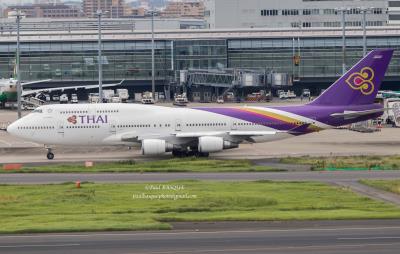 Image of aircraft registration HS-TGG - A 747-4D7 operated by Thai Airways International