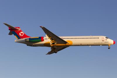 Image of aircraft registration OY-JRU - A MD-87 operated by Danish Air Transport (DAT)
