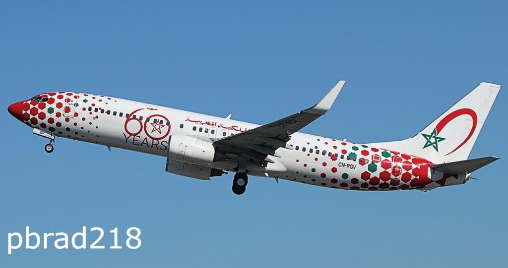 Photo of aircraft CN-RGV operated by Royal Air Maroc