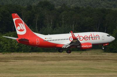 Image of aircraft registration D-AHXC - A 737-7K5(WL) operated by Air Berlin