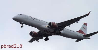 Image of aircraft registration OE-LWE - A ERJ-195-LR (ERJ-190-200 LR) operated by Austrian Airlines