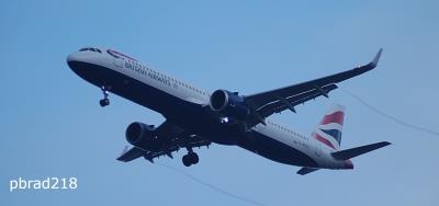 Image of aircraft registration G-NEOS - A A321-251NX(WL) operated by British Airways
