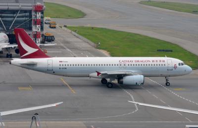 Photo of aircraft B-HSM operated by Cathay Dragon