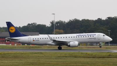 Image of aircraft registration D-AECD - A ERJ-190-LR (ERJ-190-100 LR) operated by Lufthansa Cityline