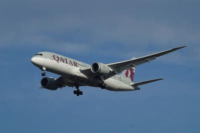 Image of aircraft registration A7-BCV - A 787-8 Dreamliner operated by Qatar Airways