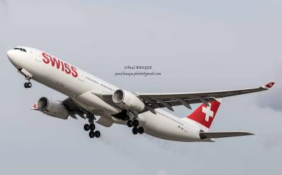 Image of aircraft registration HB-JHI - A A330-343 operated by Swiss