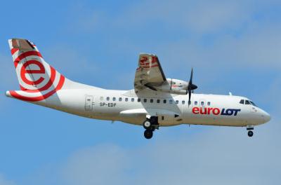 Image of aircraft registration SP-EDF - A ATR 42-500 operated by Eurolot