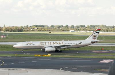Image of aircraft registration A6-AFB - A A330-343 operated by Etihad Airways