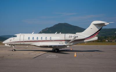Image of aircraft registration CS-CHA - A Challenger 350 operated by Netjets Europe