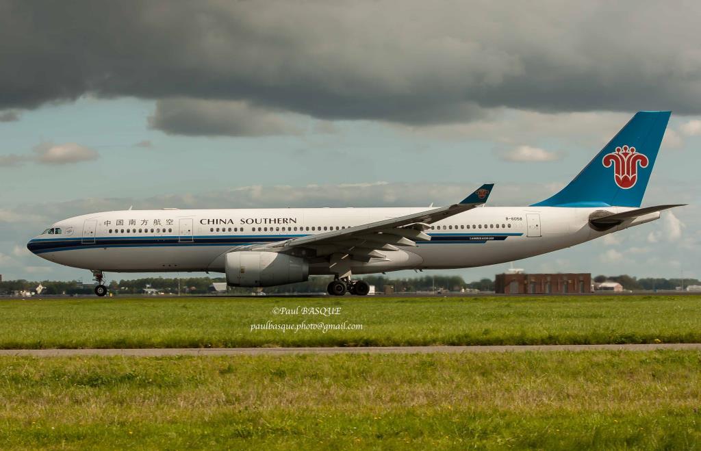 Photo of aircraft B-6058 operated by China Southern Airlines