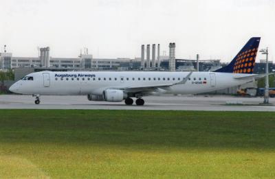 Photo of aircraft D-AEMD operated by Augsburg Airways
