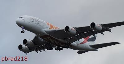 Image of aircraft registration A6-EEY - A A380-861 operated by Emirates