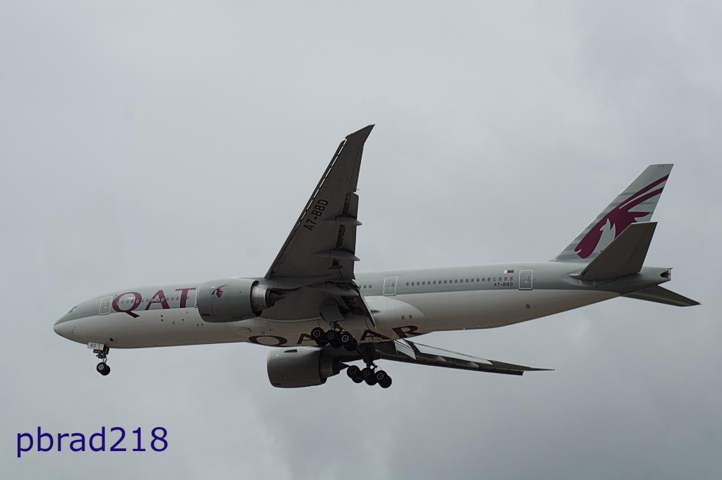 Photo of aircraft A7-BBD operated by Qatar Airways